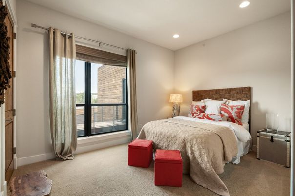 Bedroom, Interior, Recessed Lighting