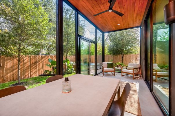 Interior, Recessed Lighting, Sun Room, Wooden Ceilings