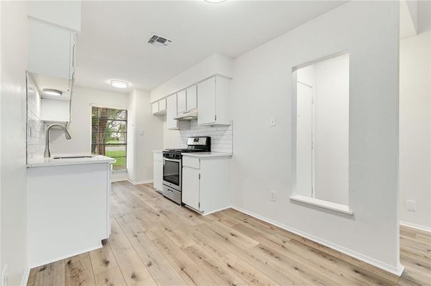 Interior, Kitchen, Wood Texture Flooring