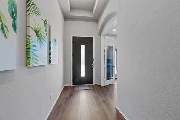 Interior, Recessed Lighting, Wood Texture Flooring
