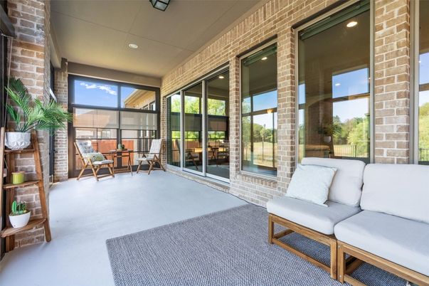 Interior, Recessed Lighting, Stone Walls, Sun Room