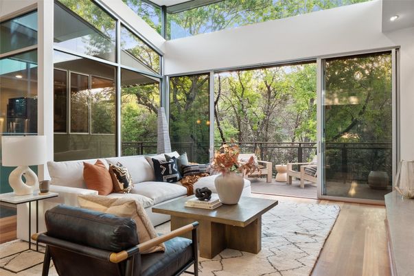 Interior, Living room, Sun Room, Wood Texture Flooring