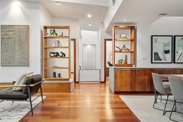 Interior, Recessed Lighting, Wood Texture Flooring