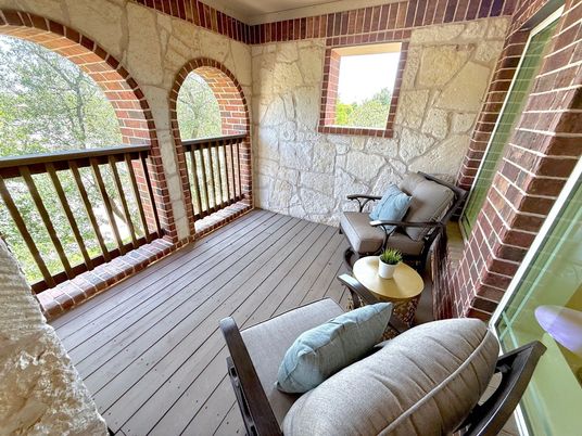 Interior, Stone Walls, Wood Texture Flooring