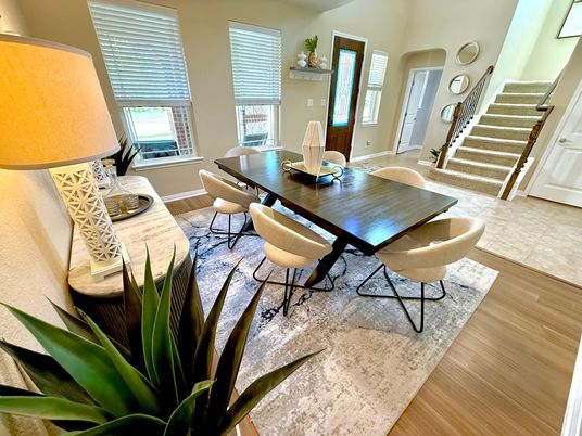 Dining room, Interior, Wood Texture Flooring