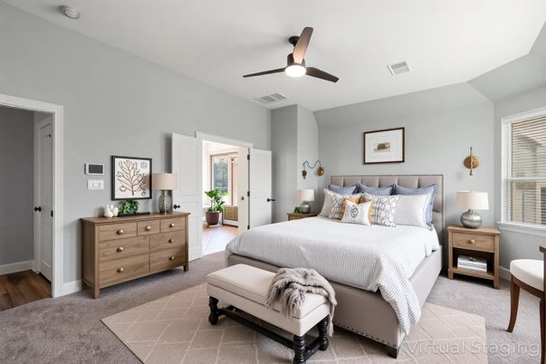 Bedroom, Interior, Wood Texture Flooring