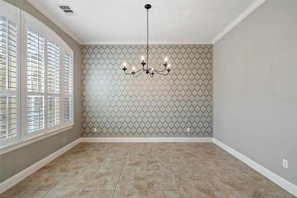 Chandelier, Empty room, Interior