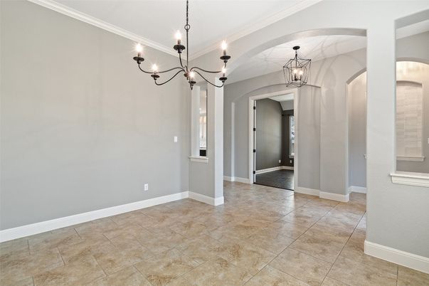 Chandelier, Empty room, Interior