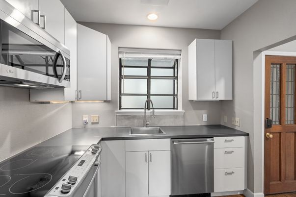 Interior, Kitchen, Recessed Lighting, Stainless Steel Appliances