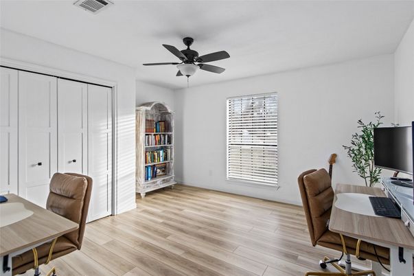 Home Office, Interior, Wood Texture Flooring