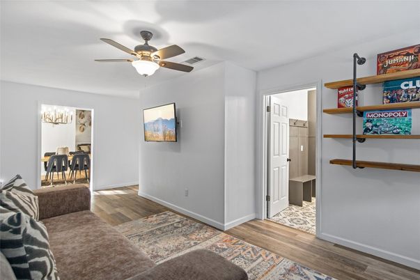 Dining room, Interior, Wood Texture Flooring