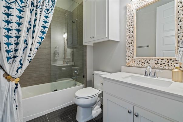 Bathroom, Glass Shower, Interior