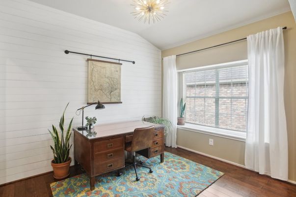 Home Office, Interior, Wood Texture Flooring