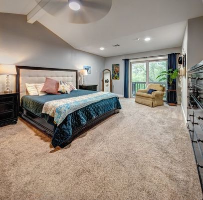 Bedroom, Interior, Recessed Lighting