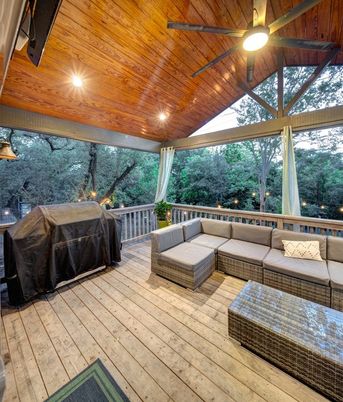 Exterior, Wooden Ceilings, Wood Texture Flooring