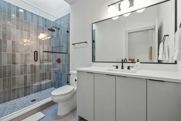 Bathroom, Glass Shower, Interior