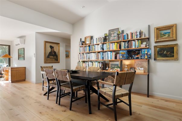 Dining room, Interior, Wood Texture Flooring