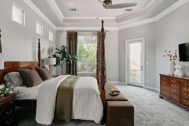 Bedroom, Interior, Recessed Lighting