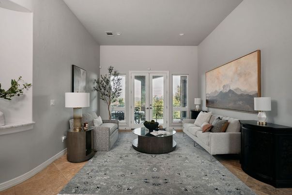 Interior, Living room, Recessed Lighting