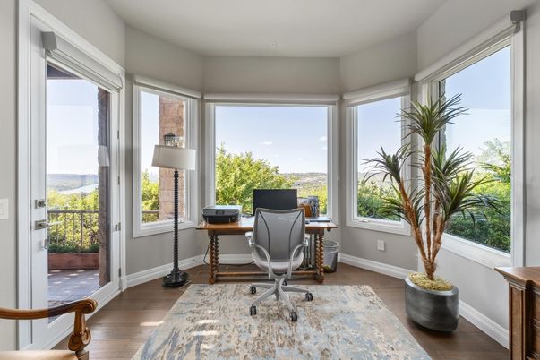 Home Office, Interior, Wood Texture Flooring