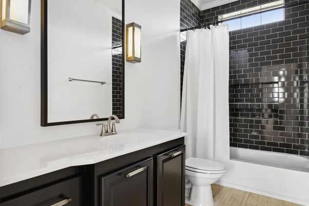 Bathroom, Interior, Wood Texture Flooring