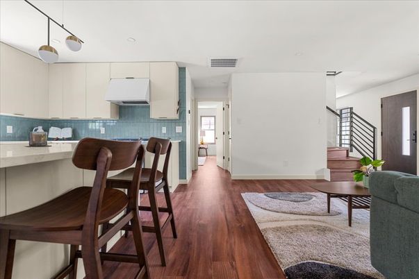 Interior, Kitchen, Wood Texture Flooring