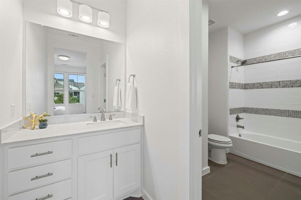 Bathroom, Interior, Recessed Lighting