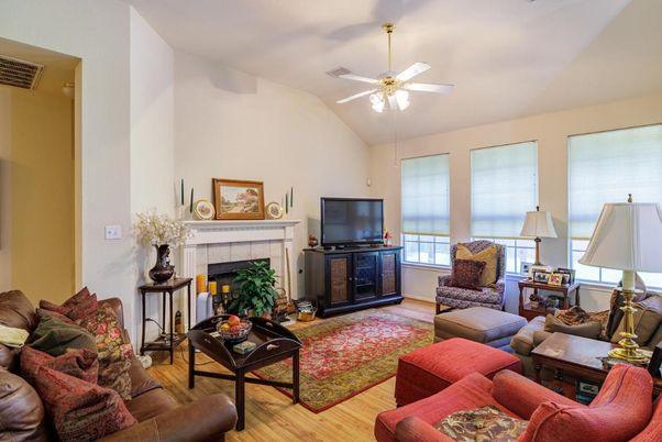 Fireplace, Interior, Living room, Water, Wood Texture Flooring