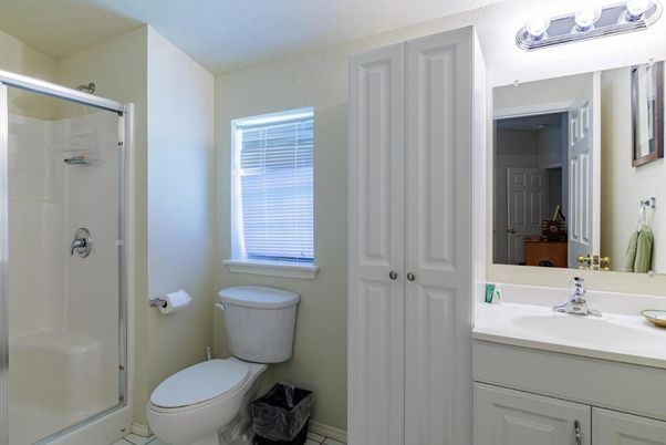 Bathroom, Glass Shower, Interior