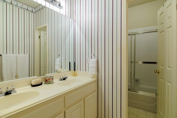 Bathroom, Dual Sink Vanities, Glass Shower, Interior