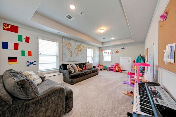 Interior, Living room, Piano, Recessed Lighting