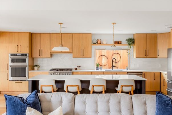 Interior, Kitchen, Pendant Lights, Stainless Steel Appliances
