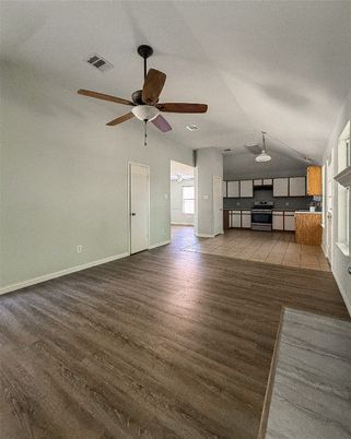 Empty room, Interior, Kitchen, Wood Texture Flooring