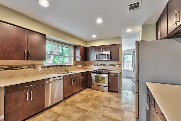 Interior, Kitchen, Recessed Lighting, Stainless Steel Appliances