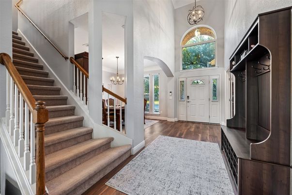 Chandelier, Interior, Pendant Lights, Wood Texture Flooring