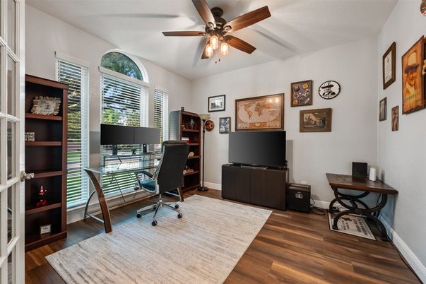 Home Office, Interior, Wood Texture Flooring