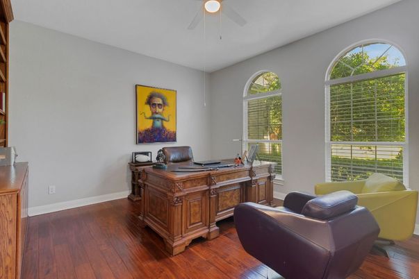 Home Office, Interior, Wood Texture Flooring