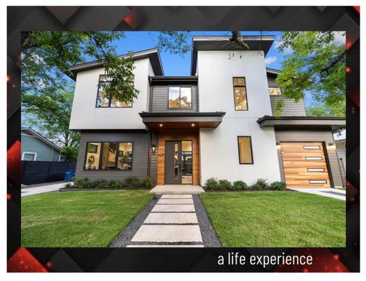 Attached, Exterior, Facade, Modern