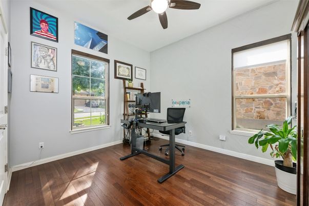 Home Office, Interior, Wood Texture Flooring