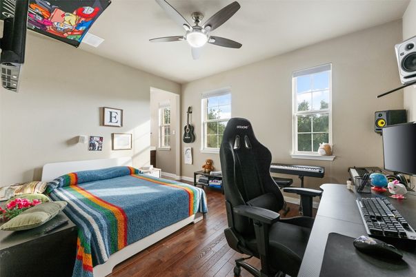 Bedroom, Home Office, Interior, Wood Texture Flooring
