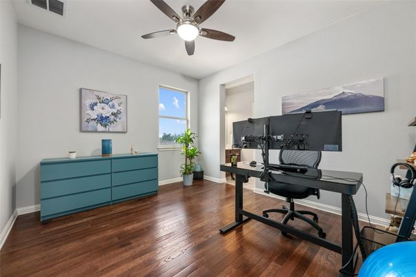 Home Office, Interior, Wood Texture Flooring