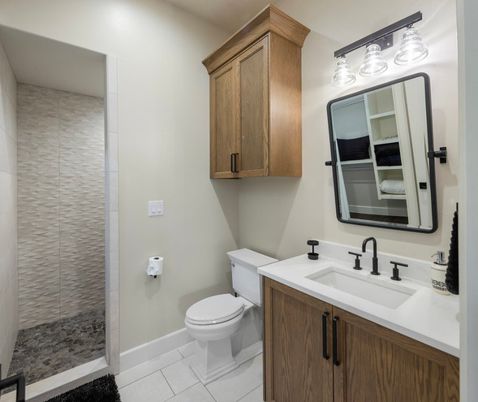 Bathroom, Glass Shower, Interior