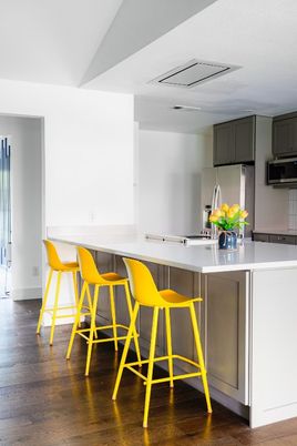 Interior, Kitchen, Wood Texture Flooring