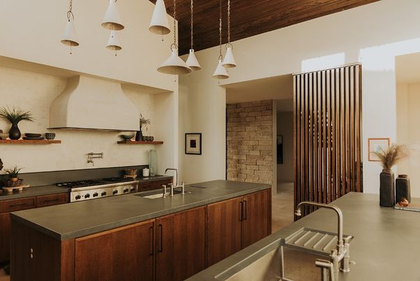 Interior, Kitchen, Pendant Lights, Stainless Steel Appliances