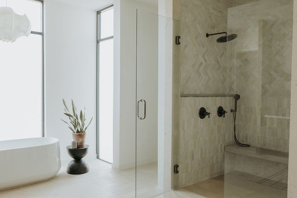 Bathroom, Glass Shower, Interior