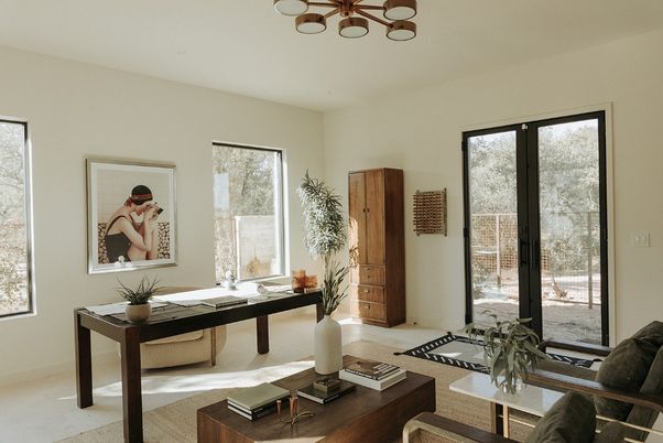 Home Office, Interior, Living room