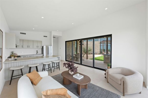 Interior, Kitchen, Living room, Recessed Lighting, Stainless Steel Appliances, Water