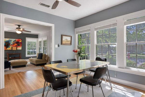 Dining room, Interior, Wood Texture Flooring
