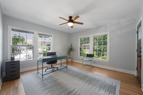 Home Office, Interior, Wood Texture Flooring