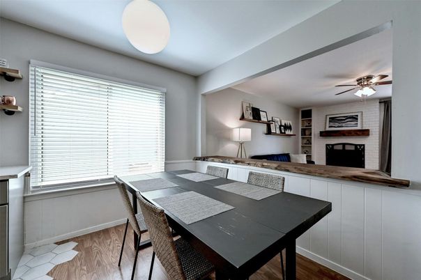 Dining room, Interior, Wood Texture Flooring